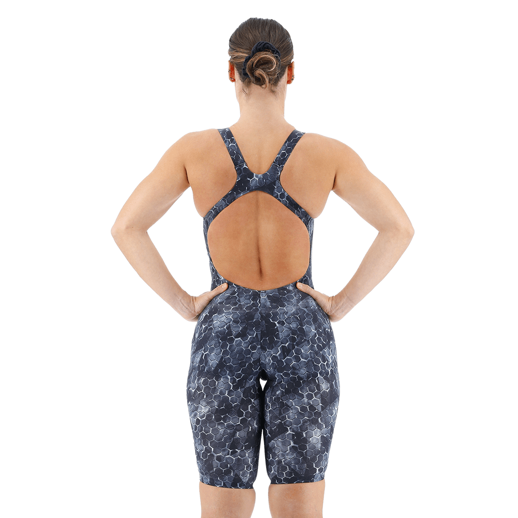 TYR Female 2.0 Avictor Supernova Open Back - Black/Grey 6 TYR Female 2.0 Avictor Supernova Open Back - Black/Grey - Image 6