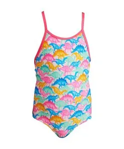 Funkita Toddler Girls One Piece Swimsuit Minisaurus 6 Funkita Toddler Girls One Piece Swimsuit Minisaurus -Swimming Race Suits Shop FG01T MINISAURUS 012