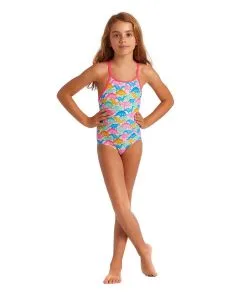 Funkita Toddler Girls One Piece Swimsuit Minisaurus