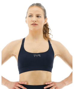 TYR GYM - Womens Black Duel Strap Sports Bra