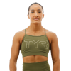 TYR GYM - Womens Olive Night High Neck Sports Bra