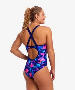 Funkita Ladies Eclipse One Piece Liquid Lights 9 Funkita Ladies Eclipse One Piece Liquid Lights -Swimming Race Suits Shop FKS025L LIQUID LIGHTS 08