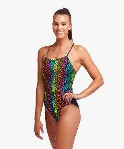 Funkita Ladies Single Strap One Piece Sunset West