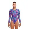 Funkita Ladies Peacock Paradise Long Shot One Piece