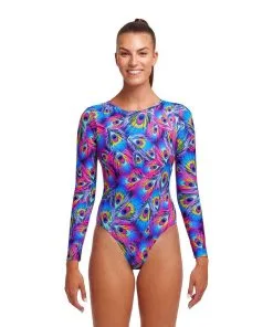 Funkita Ladies Peacock Paradise Long Shot One Piece