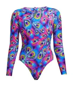 Funkita Ladies Peacock Paradise Long Shot One Piece -Swimming Race Suits Shop FKS060L PEACOCK PARADISE 01 68c58476 fb6f 4ec8 9658 3b3e801157fa