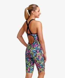 Funkita Girls Fast Legs One Piece Messed Up -Swimming Race Suits Shop FKS062G MESSED UP 08