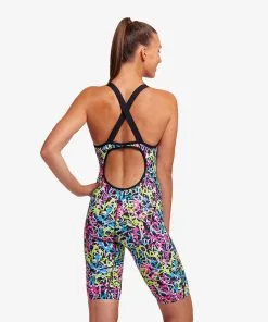 Funkita Womens Fast Legs One Piece Messed Up -Swimming Race Suits Shop FKS062L MESSED UP 05