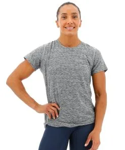 TYR Airtec™ Women's Short Sleeve Tee - Heather Grey