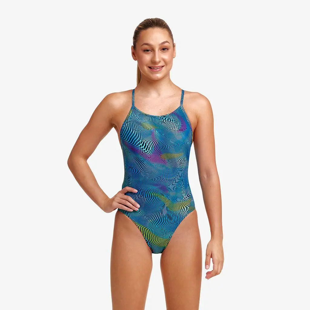 Funkita Girls Wires Crossed Diamond Back 1 Funkita Girls Wires Crossed Diamond Back