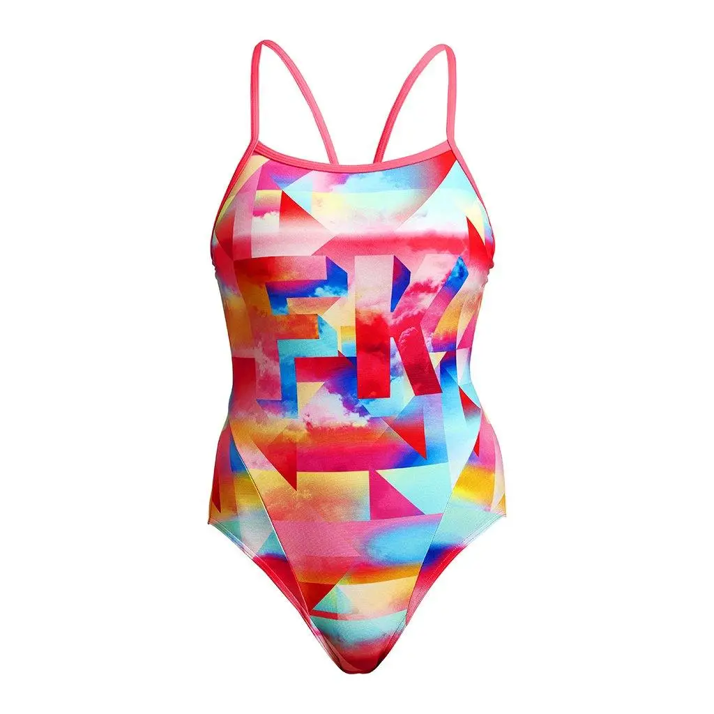 Funkita Ladies Single Strap One Piece Sun Setter 3 Funkita Ladies Single Strap One Piece Sun Setter - Image 3