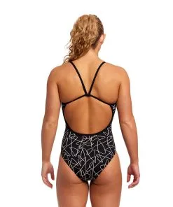 Funkita Ladies Single Strap One Piece Texta Mess 7 Funkita Ladies Single Strap One Piece Texta Mess -Swimming Race Suits Shop FS15L TEXTA MESS 02