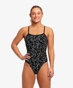 Funkita Ladies Single Strap One Piece Texta Mess 6 Funkita Ladies Single Strap One Piece Texta Mess -Swimming Race Suits Shop FS15L TEXTA MESS 20