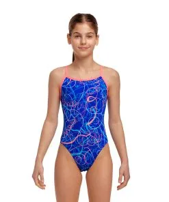 Funkita Girls Single Strap One Piece Lashed
