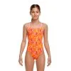 Funkita Girls Single Strap One Piece Orange Crush