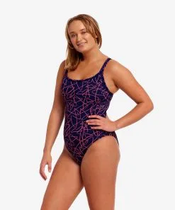 Funkita Ladies Locked In Lucy One Piece Serial Texter