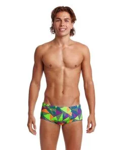 Funky Trunks Mens Classic Trunks Cross Bars