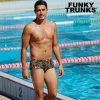 Funky Trunks Mens Classic Trunks Whip Lash