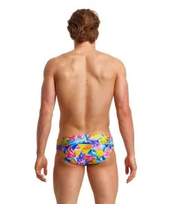 FUNKITA Funky Trunks Mens Classic Briefs Swirl Stopper -Swimming Race Suits Shop FT35M SWIRL STOPPER 5