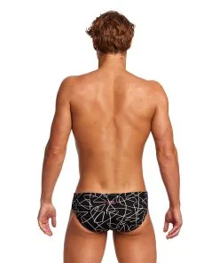 FUNKITA Funky Trunks Mens Classic Briefs Texta Mess -Swimming Race Suits Shop FT35M TEXTA MESS 02