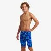 Funky Trunks Boys Training Jammers Leaf Laser