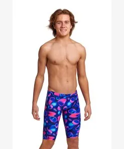 Funky Trunks Boys Training Jammers Liquid Lights