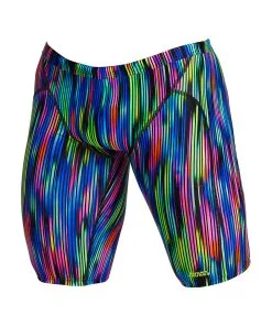 Funky Trunks Mens Training Jammers Rain Down -Swimming Race Suits Shop FT37M RAIN DOWN 012