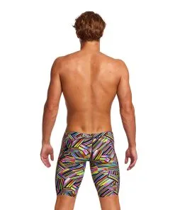 Funky Trunks Mens Training Jammers Strip Straps -Swimming Race Suits Shop FT37M STRIP STRAPS 02