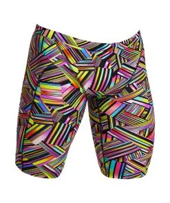 Funky Trunks Mens Training Jammers Strip Straps -Swimming Race Suits Shop FT37M STRIP STRAPS 032