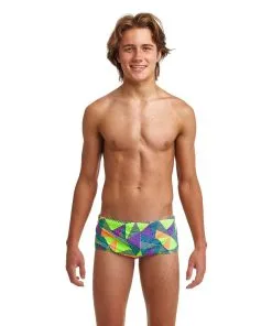 Funky Trunks Boys Sidewinder Trunks Cross Bars