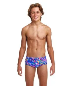 Funky Trunks Boys Sidewinder Trunks Oiled Up