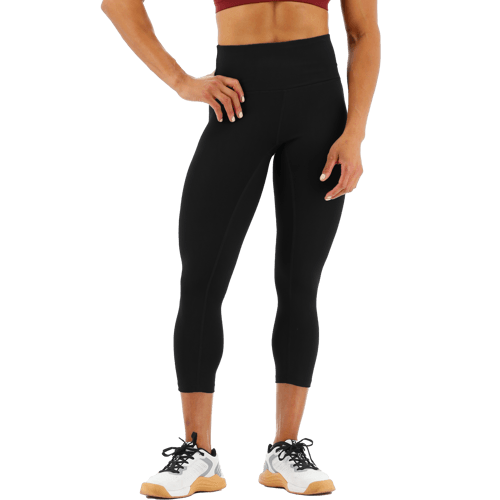 TYR GYM Women’s Black High Rise 3/4 Leggings 1 TYR GYM Women’s Black High Rise 3/4 Leggings