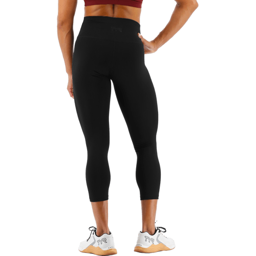 TYR GYM Women’s Black High Rise 3/4 Leggings 4 TYR GYM Women’s Black High Rise 3/4 Leggings - Image 4