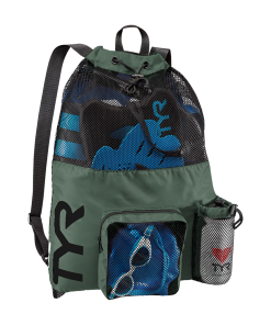 TYR Big Mesh Mummy Back Pack - Sage