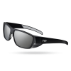 TYR Knox Mens Wrap Sunglasses Silver Black