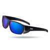 TYR Knox Mens Wrap Sunglasses Blue Black