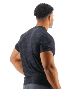TYR Gym Mens Airtec Tee - Blackout Camo -Swimming Race Suits Shop MPTBC3A 001 alt05
