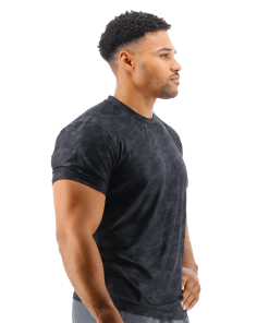 TYR Gym Mens Airtec Tee - Blackout Camo -Swimming Race Suits Shop MPTBC3A 001 alt06