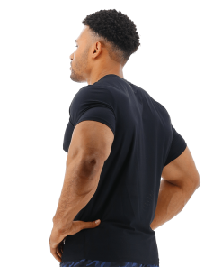 TYR Airtec™ Men's Tee - Solid Black -Swimming Race Suits Shop MPTSO3A 001 alt04
