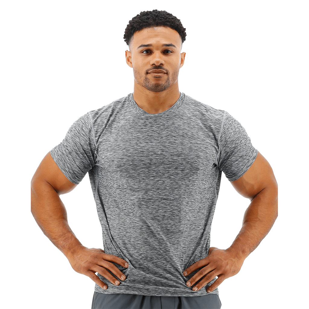 TYR Airtec™ Men's Tee - Heather Grey 1 TYR Airtec™ Men's Tee - Heather Grey