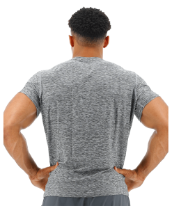 TYR Airtec™ Men's Tee - Heather Grey 9 TYR Airtec™ Men's Tee - Heather Grey -Swimming Race Suits Shop MPTSO3A 252 main02
