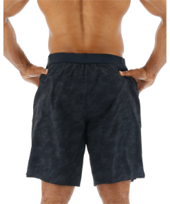 TYR Hydrosphere™ Men's Lined 7" Unbroken Shorts - Blackout Camo -Swimming Race Suits Shop MUSLBC3A 001 main02