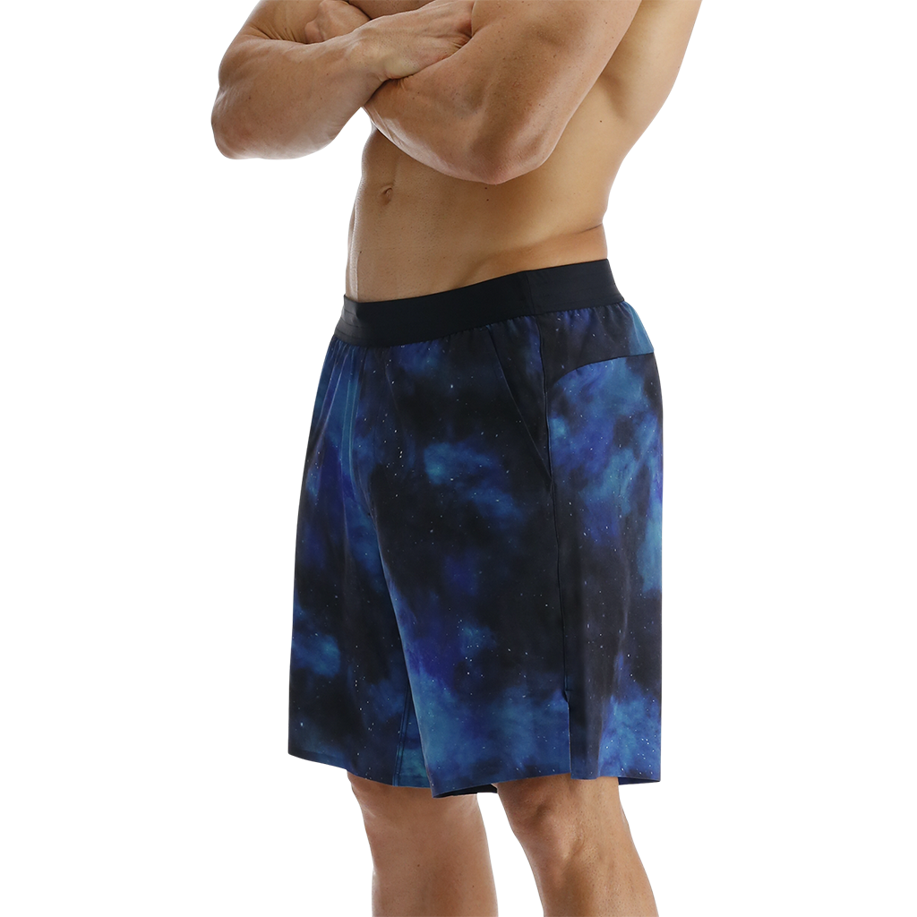 TYR Hydrosphere™ Men's Lined 7" Unbroken Shorts - Cosmic Night 1 TYR Hydrosphere™ Men's Lined 7" Unbroken Shorts - Cosmic Night