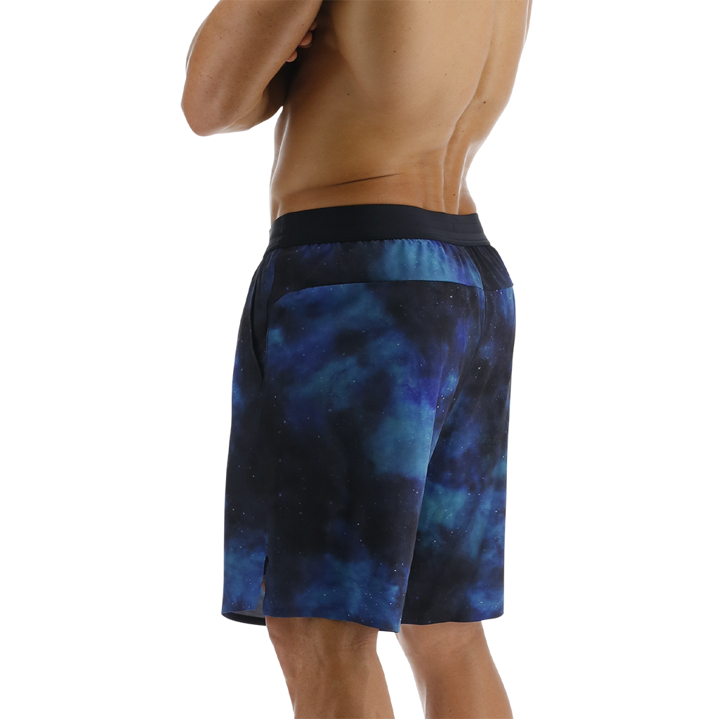 TYR Hydrosphere™ Men's Lined 7" Unbroken Shorts - Cosmic Night 2 TYR Hydrosphere™ Men's Lined 7" Unbroken Shorts - Cosmic Night - Image 2
