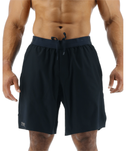 TYR GYM Mens Unbroken Lined 7" Black Short