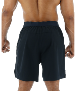 TYR GYM Mens Unbroken Lined 7" Black Short -Swimming Race Suits Shop MUSLSO3A 001 main02