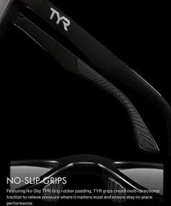 TYR Apollo HTS Sunglasses Red/Black -Swimming Race Suits Shop No SlipGrips