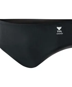 TYR Male Durafast Elite Solid Black Racer