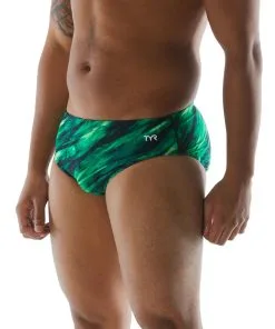 TYR Male Vitric Green Racer