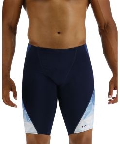TYR Durafast Elite® Men's Blade Jammer Swimsuit - Geoscope -Swimming Race Suits Shop SBGEO7A 462 main01